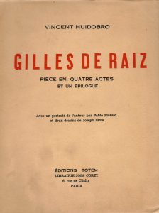 Gilles de Raiz, 1932.