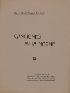 Canciones en la noche, 1913.
