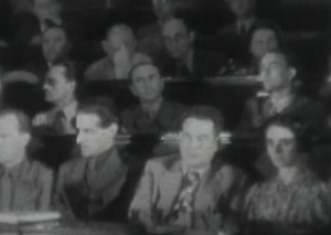 55. VH y César Vallejo en II Congreso, 1937